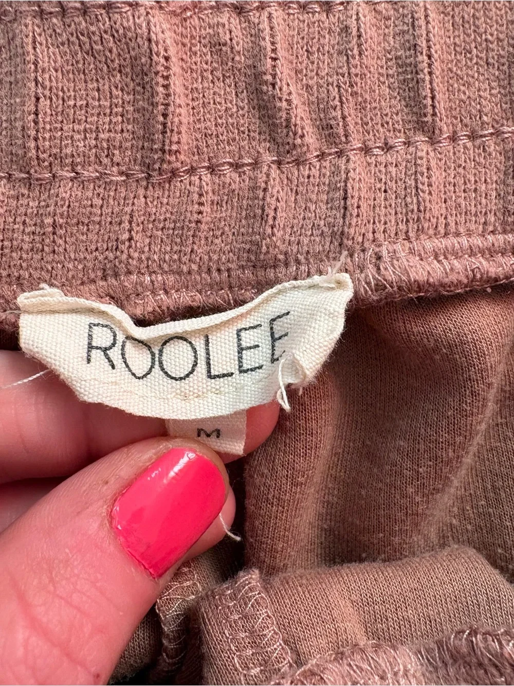 ROOLEE Dusty Rose Velvet Lounge Matching Set
